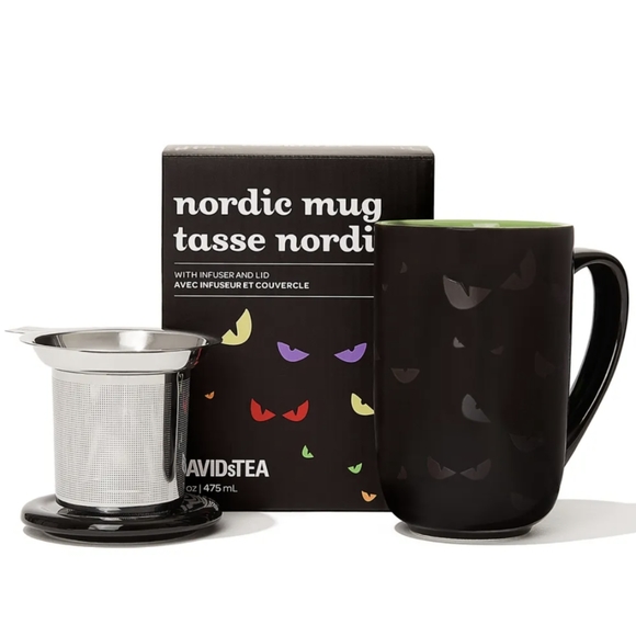David's Tea Eyes Black Colour Changing Nordic Mug - Halloween - Picture 3 of 3